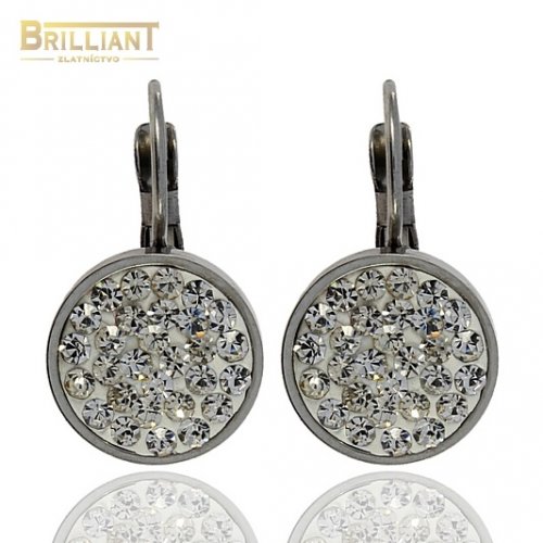 Náušnice CHirurgicka ocel swarovski kryšt.