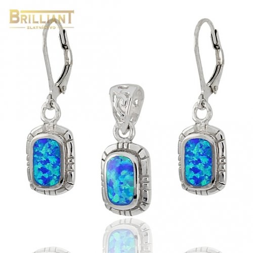 Strieborný set Ag925 s opálom