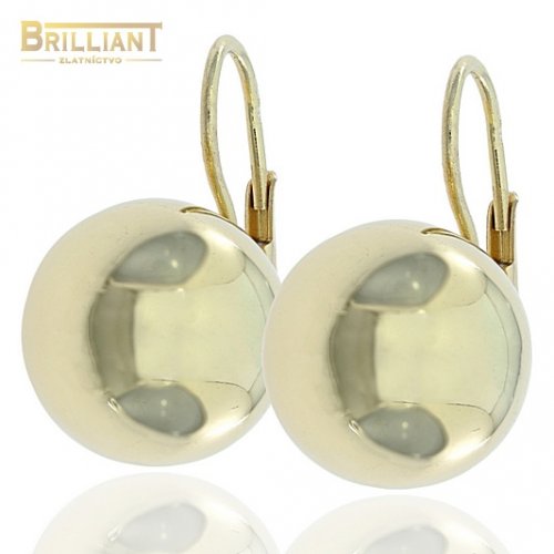 Zlaté Náušnice guličky 1,4 Au585/000