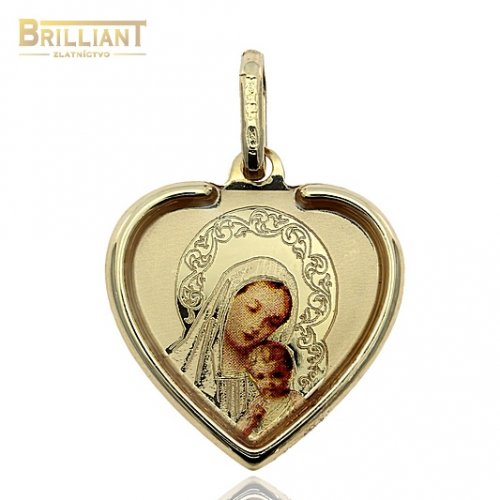 Zlatý Prívesok Madona Au585/000